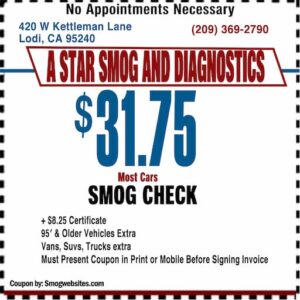 Smog Check Coupon Lodi